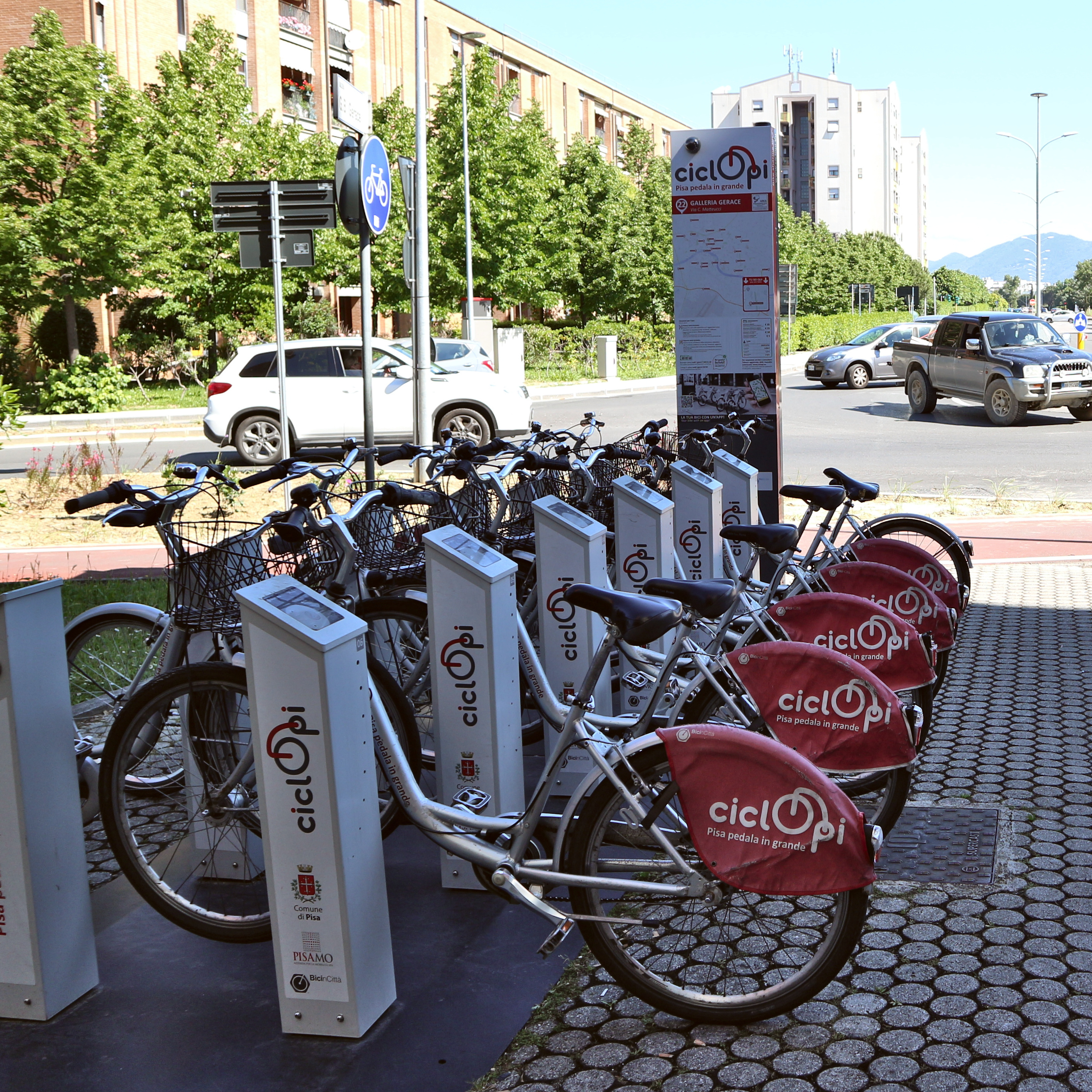 Pisa bike sharing system